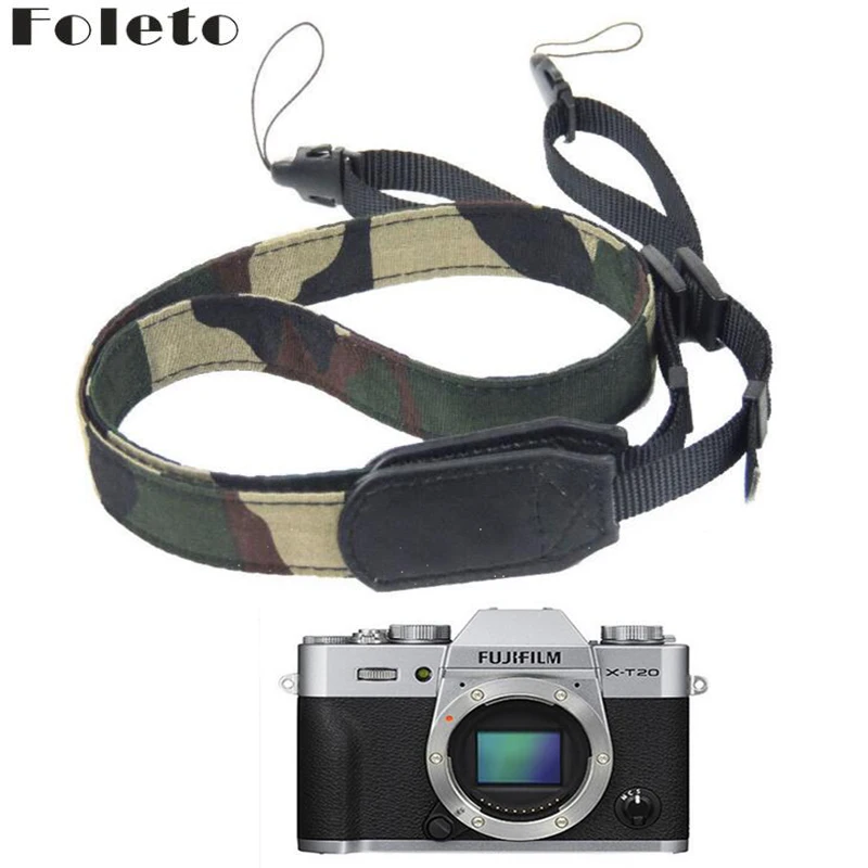 

Foleto Camouflage Strap Micro Single Camera Shoulder Neck Strap for canon nikon Sony nex panasonic fujifilm digital Pentax FX