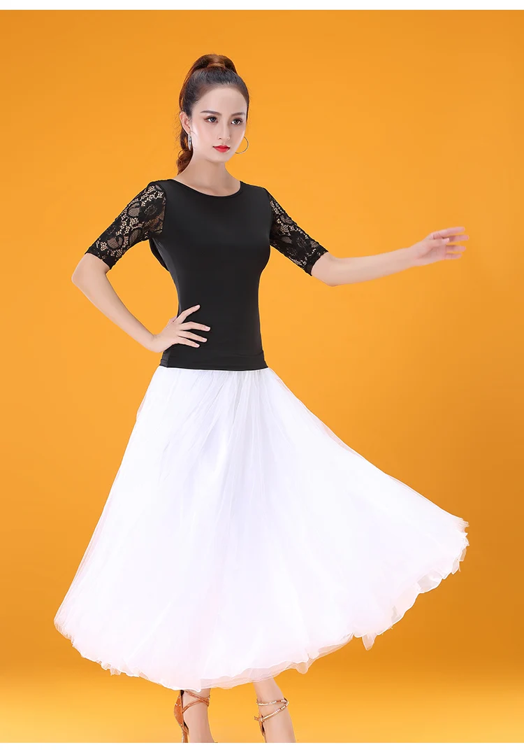 Новая Сексуальная Одежда для танцев Топ для женщин латинский Сальса Румба Танец Чача для выступлений практичные костюмы YT0605