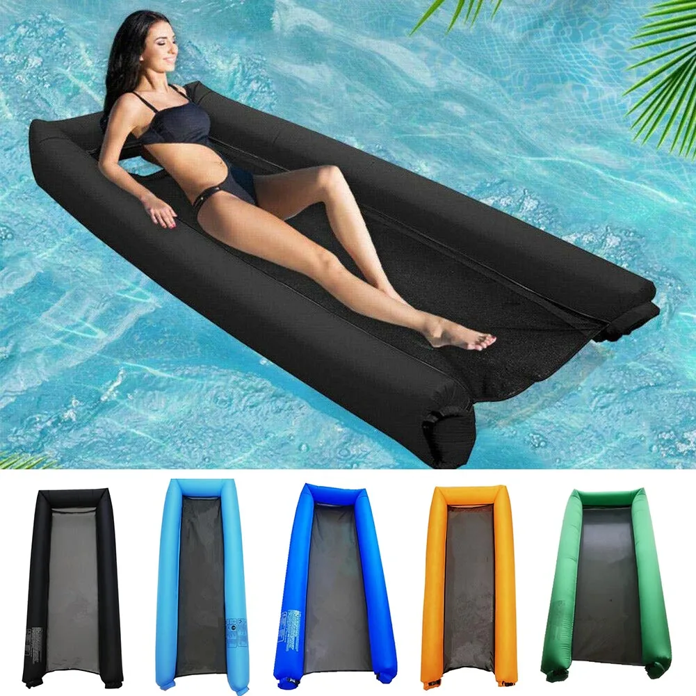 cheap Inflatable Floating Lounge Water Hammock Float Mattress Swimming Pool Bed ASD88