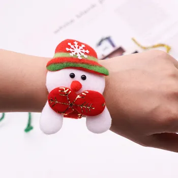 

1PC Chrismas Patted Circle Clap Ring Kids Masquerade Party performance Pumpkin Witch Ghost Bat Bracelet Ornament Gifts