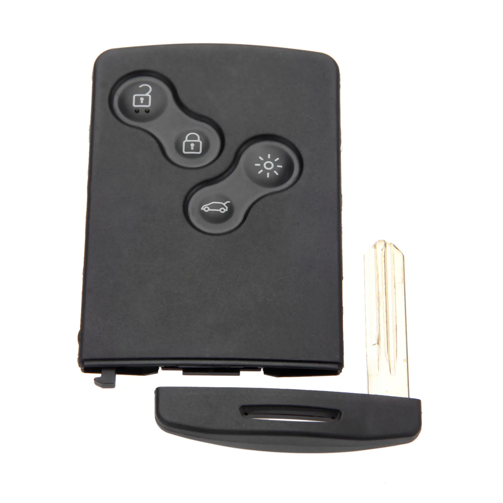 Дистанционный ключ карты Fob 4 кнопки 433 МГц PCF7952 Uncut Blade для Renault Koleos, Clio Megane живописный пруд 2013