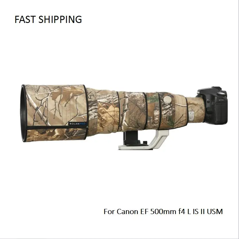 DHL/EMS пальто объектива Камуфляж для Canon EF 500 мм F/4 L IS II USM пистолет одежда защита объектива pt0017 - Цвет: 3