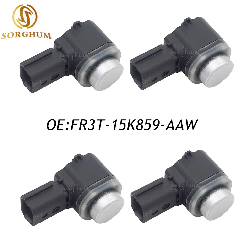 

4PCS FR3T-15K859-AAW PDC Parking Sensor Bumper Object Reverse Assist Radar For Ford