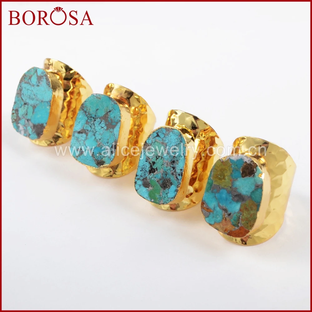 BOROSA 5/10 шт. золотого цвета натуральная медь женское ювелирное изделие Новое