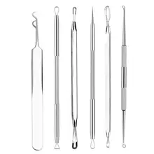 6 шт нержавеющая угревая лицевая пятно от акне инструмент для удаления прыщей экстрактор инструмент для борьбы с комедонами X7185Down