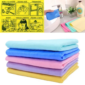 

10PCS Car Wash Towel Cleaning Cloths Car Auto Care Handkerchief Car AccessoriesCar-styling Super Absorption Synthetic Suede
