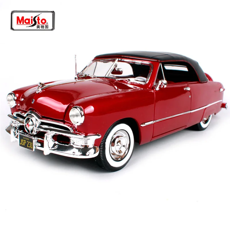 Модель старого автомобиля Maisto 1:18 1950 Ford литая модель игрушка новинка в коробке