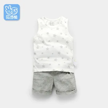 

Dinstry 2019 New Summer Tops baby boy clothes summer children clothing kids clothes tshirt&shorts infant clothing