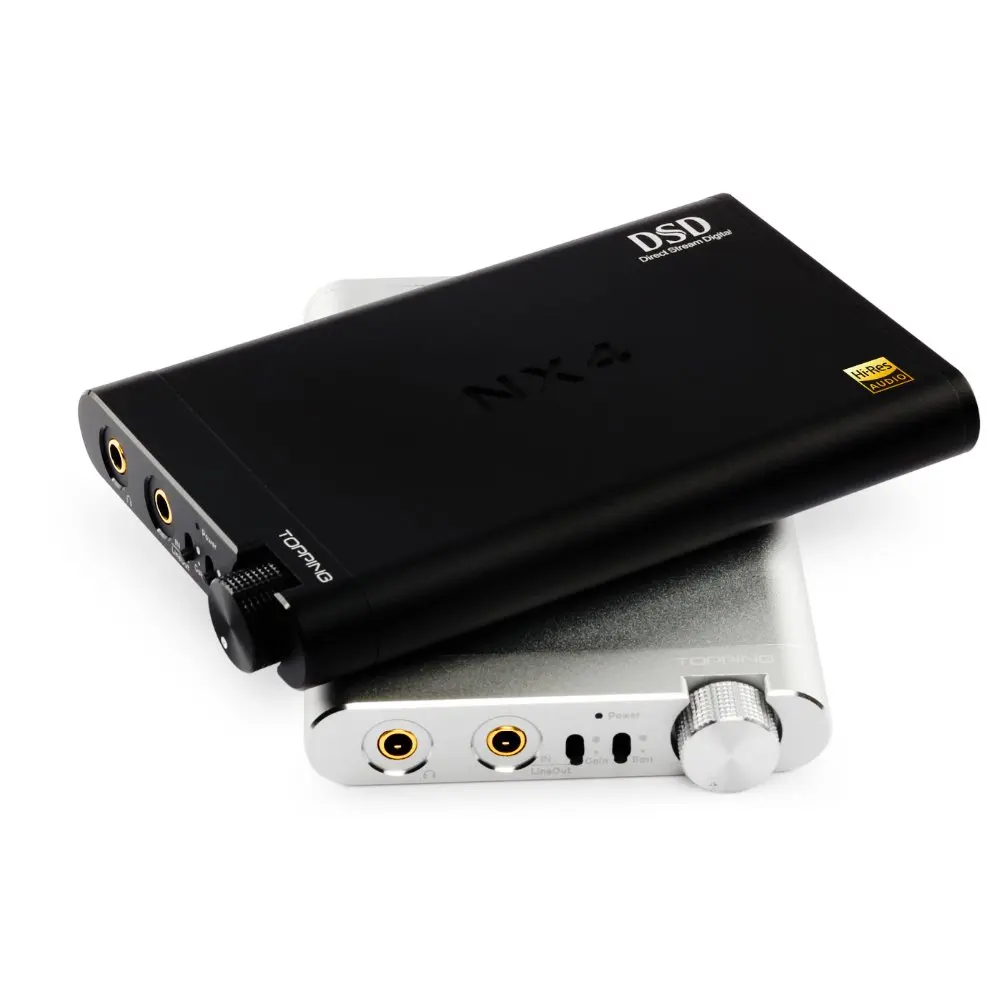 NEW Topping NX4 DSD XMOS XU208 Chip DAC ES9038Q2M Chip Portable USB DAC DSD Decoder Amplifier Headphone AMP Amplifier Rated 4 9