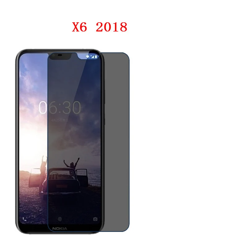 

For Nokia X6 2018 Screen Protector Privacy Anti-Blu-ray effective protection of vision