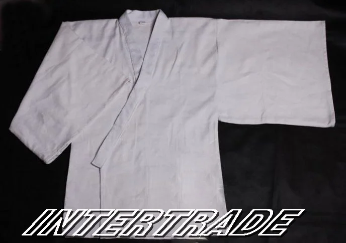 Высококачественная Традиционная японская Униформа Aikido 4 цвета с широким рукавом
