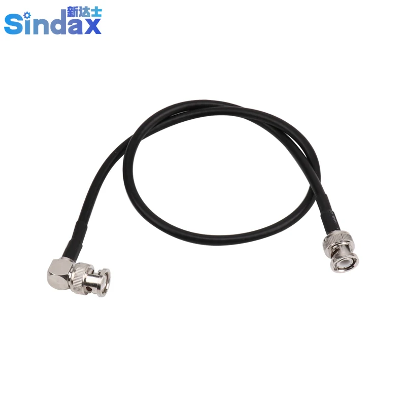 

Sindax BNC Male to BNC Male Right Angle Crimp RG58 Cable Jumper Pigtail 50cm Drop Shipping
