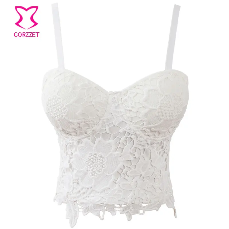 Always Be The #FirstToKnow Get the best deals on white lace bustier crop top and save up to 70% off at Poshmark now! Whatever you're shopping for, we've got it.