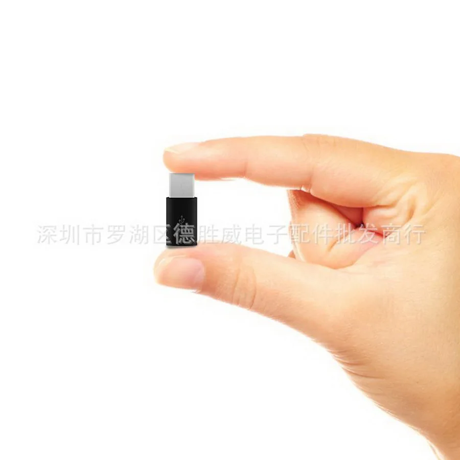 1000 шт мини USB 3,1 type C штекер для Micro USB 2,0 5 Pin Женская головка передачи данных адаптер для планшета и различных мобильных телефонов