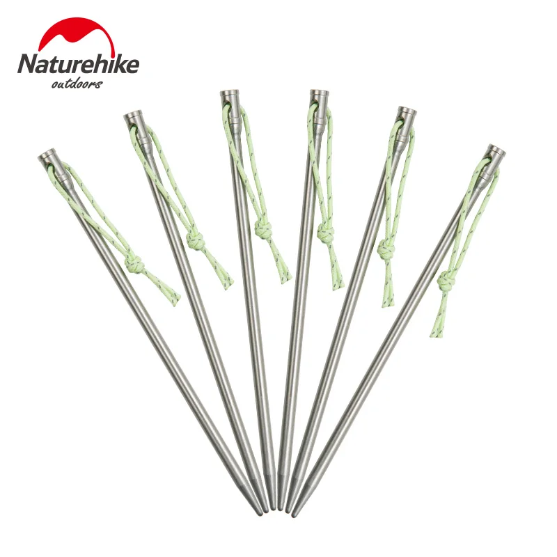 Outdoor Camping Titanium Alloy Peg Tent Stake Tent Nail