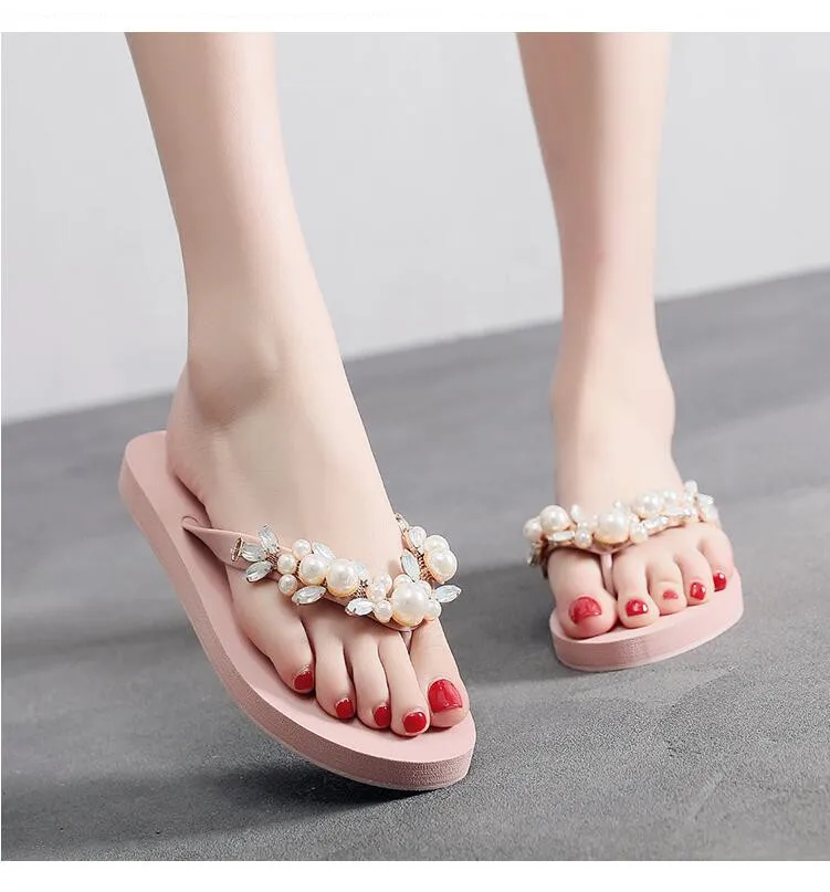 rhinestone slippers
