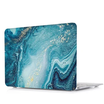 

New Marble pattern Laptop Shell Case Cover For 11 12 13 15 inchs Apple Macbook Air Pro Retina Touch Bar & ID A1990 A1989 A1932