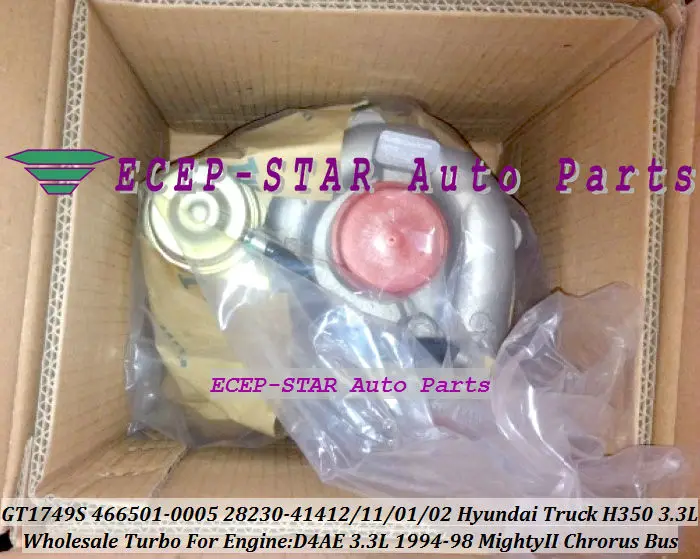 GT1749S 466501 466501-5005S 28230-41412 Turbo Turbocharger For HYUNDAI Truck H350 Mighty II 1994-98 Chrorus Bus H600 D4AE 3. (6)