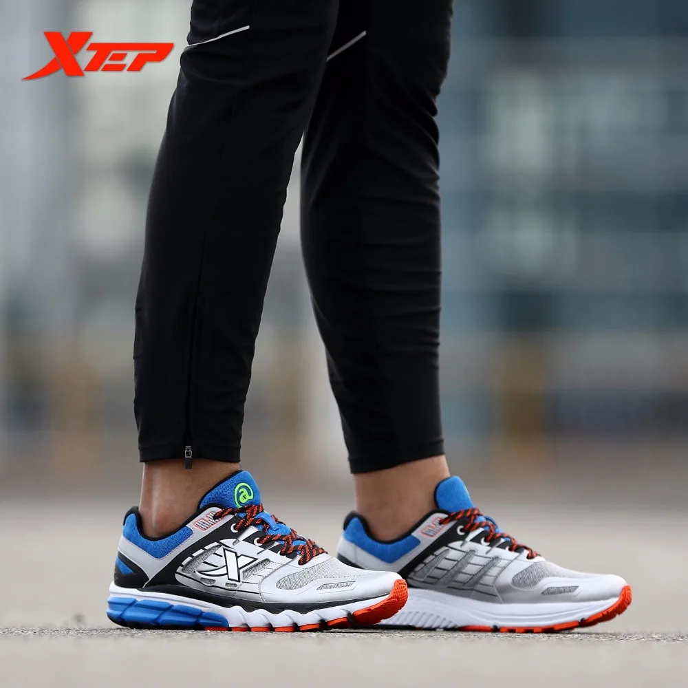 XTEP Original Brand Men's Professional Running Shoes Wearable Sports