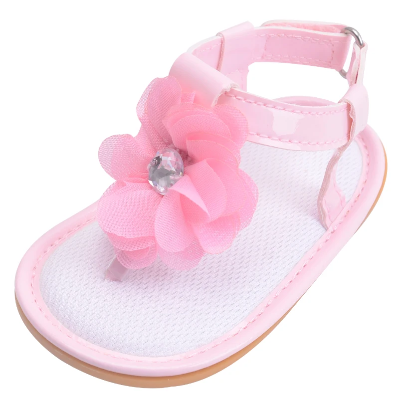 

Infant Summer Baby Shoes Flower Design 6 Colors Available Toddler Girl Soft Soled First Walkers 0-18M Moccasin