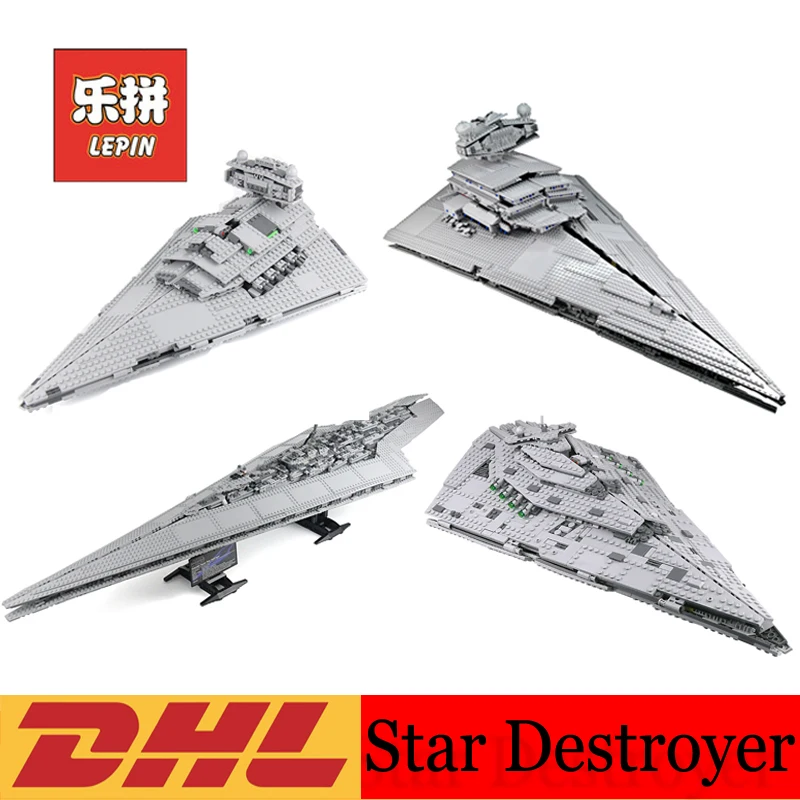 

Lepin 05027 05028 05062 05131 Star Wars Star Destroyer Set Building Blocks Bricks Toy Compatible Legoing 10030 10221 75055 75190
