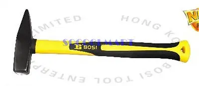 

1PCS Bosi 300g Black Steel Machinist's Hammer with Double Color TPR Handle