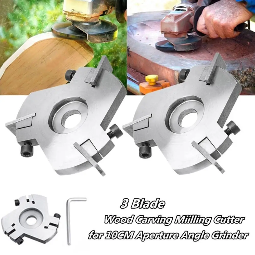 

Power Wood Carving Cutter tool Angle Grinder Attachment Detachable/Round/Flat teeth For 90mm Aperture Angle Grinder