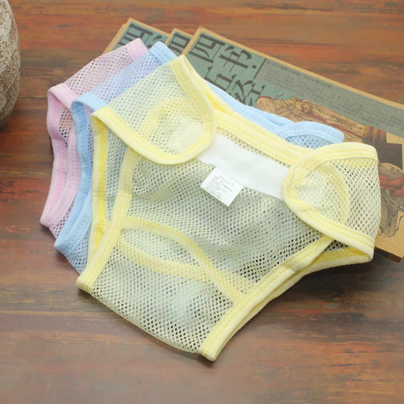 1pcs Breathable Mesh Baby Cloth Diaper Cover Waterproof Baby Diapers