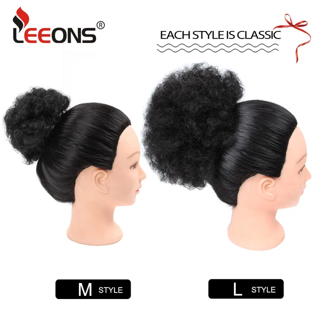 Special Price Leeons Curly Synthetic Hair bun Extensions Donut Natural Color Hair Bun Chignon Elastic Hair rope Updo Clip In Hair Hairpieces Special Price Leeons Curly Synthetic Hair bun Extensions Donut Natural Color Hair Bun Chignon Elastic Hair rope Updo Clip In Hair Hairpieces