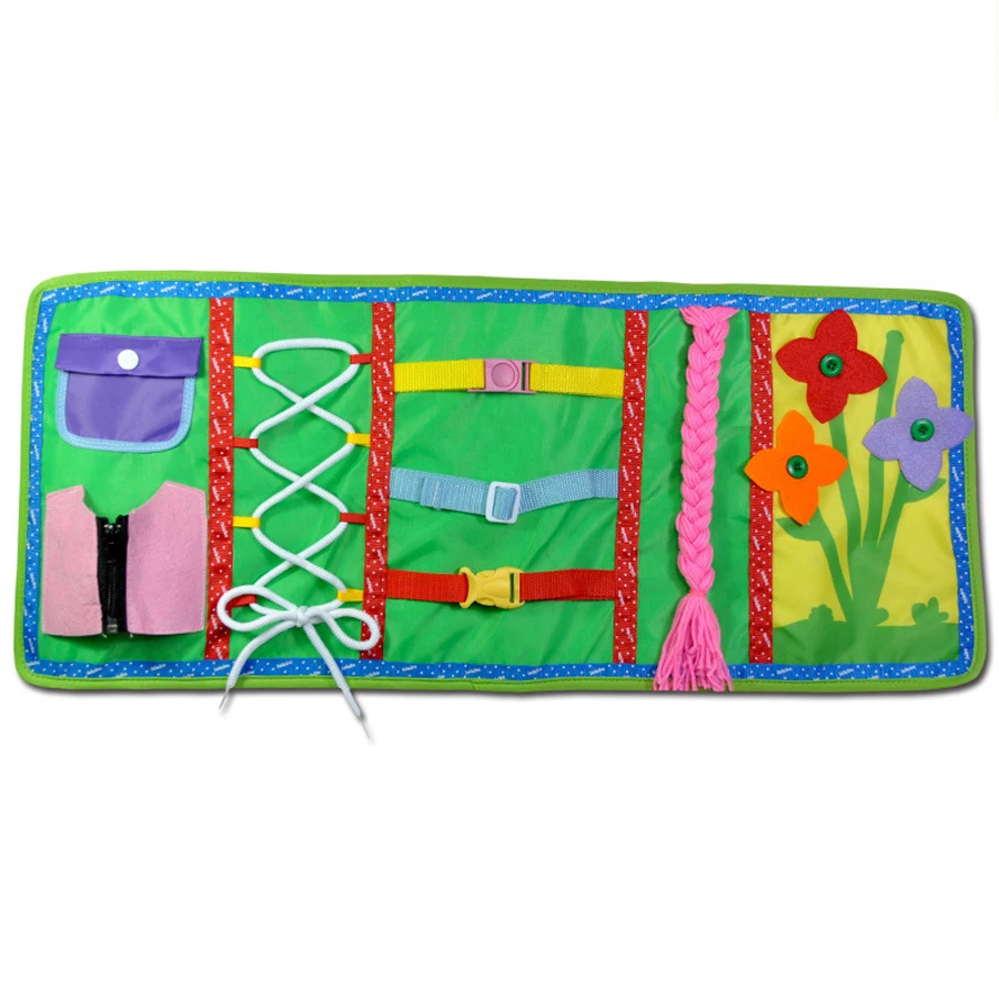 baby toys with zippers and buttons