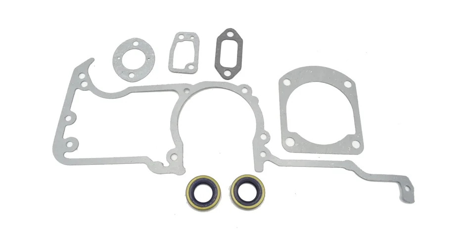 Бензопила масляное уплотнение набор цилиндровый карбюратор глушитель выхлопных газов для Husqvarna 61-66 162 266 268 272 заменить 501522604 503260204