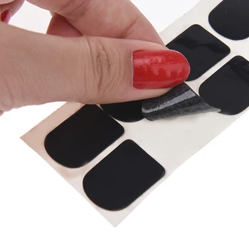 

8pcs 0.8mm black rubber saxophone sax clarinet mouthpiece pads patches cushions