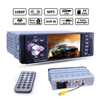 

4.1" 1 Din Car Radio 4022D Car Audio MP5 Player Bluetooth Stereo Autoradio AUX USB HD Video Remote Control DVR Rear View Camera