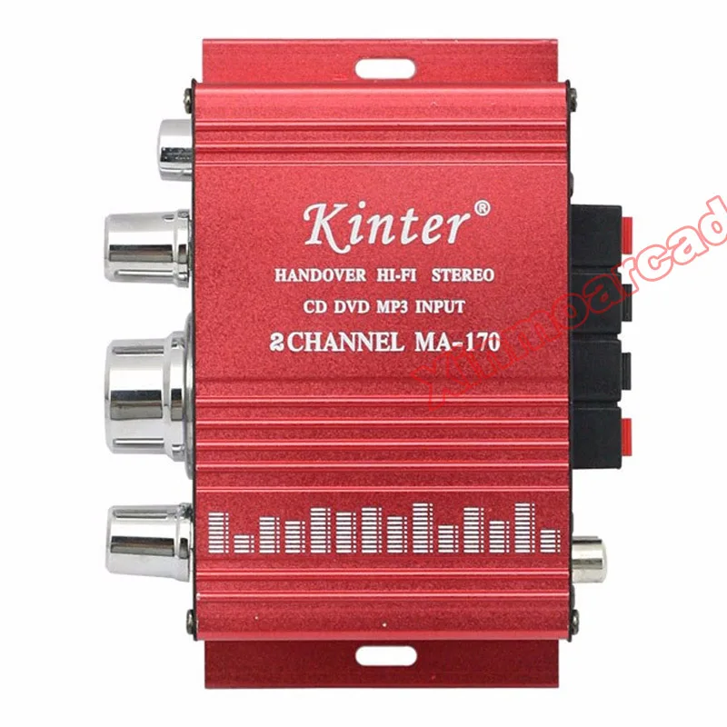 MA-170 12V 2 channels LED Mini HIFI Stereo Amplifier for Arcade JAMMA MAME game Machine Cabinets MA-170 12V 2 channels LED Mini HIFI Stereo Amplifier for Arcade JAMMA MAME game Machine Cabinets