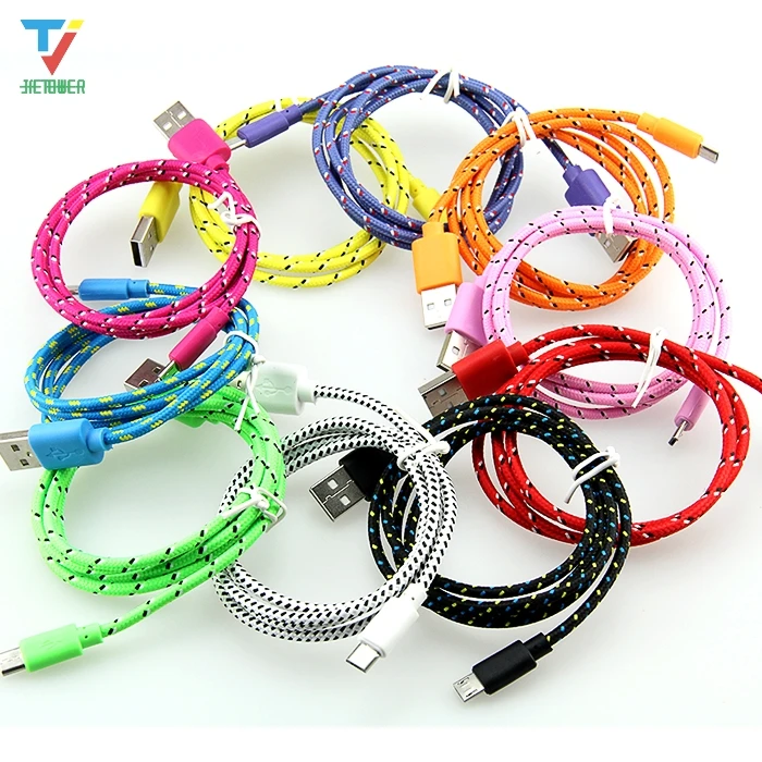 US $218.13 500pcslot Colorful USB Data Sync round braided Charger Cable Cord Wire 1M2M3M 5pin 8pin For iPhone 8 7 android phone cheap