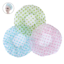 1 шт. red Dot Водонепроницаемый душ Кепки уплотненные теплые леггинсы с эластичной резинкой; ванна шляпа, шапочка для купания для Для женщин парикмахерский салон Ванная комната продукты 3 цвета