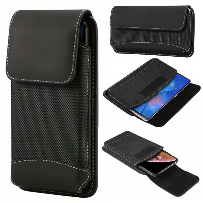 For Redmi 7A/ Y3/Note 7S/K20/K20 Pro Carrying Case Belt Clip Holster Durable oxford cloth Camping Hiking Outdoor Holster Bag