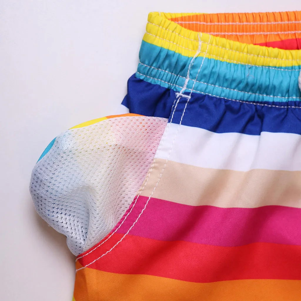 Женские спортивные шорты rainbow быстросохнущие для серфинга бега плавания