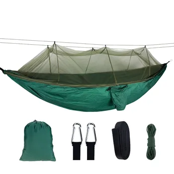 

Hot Selling Portable Parachute Fabric Double person hammock mosquito net for Camping