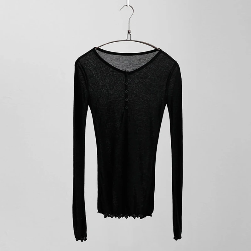 Shintimes مرونة رقيقة النساء البلوزات طويلة الأكمام قميص المرأة مثير Blusas Mujer دي مودا 2018 زر السيدات قمم قميص فام