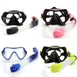 Профессиональная маска для подводного плавания трубка Анти-туман очки набор силиконовый Плавательный Бассейн Рыбная ловля оборудование 4
