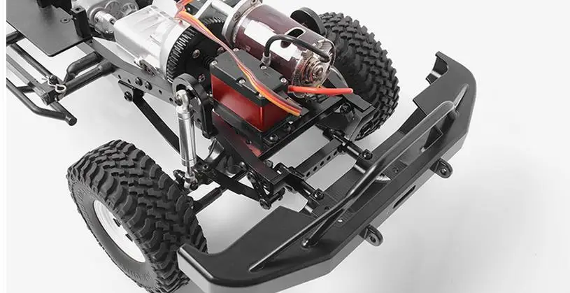 Жесткий защитный передний бампер для крепления лебедки для RC8WD Rock Cralwer Truck 4x4 Chevy Blazer/TF2 1/10