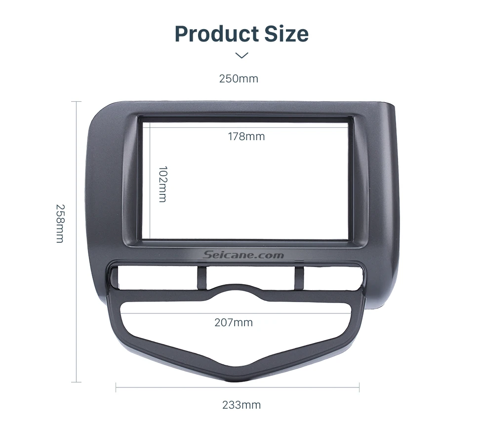 Seicane Двойной Дин Радио фасции для 2006 Honda Jazz City Авто AC LHD DVD плеер адаптер рамка Dash монтажный комплект