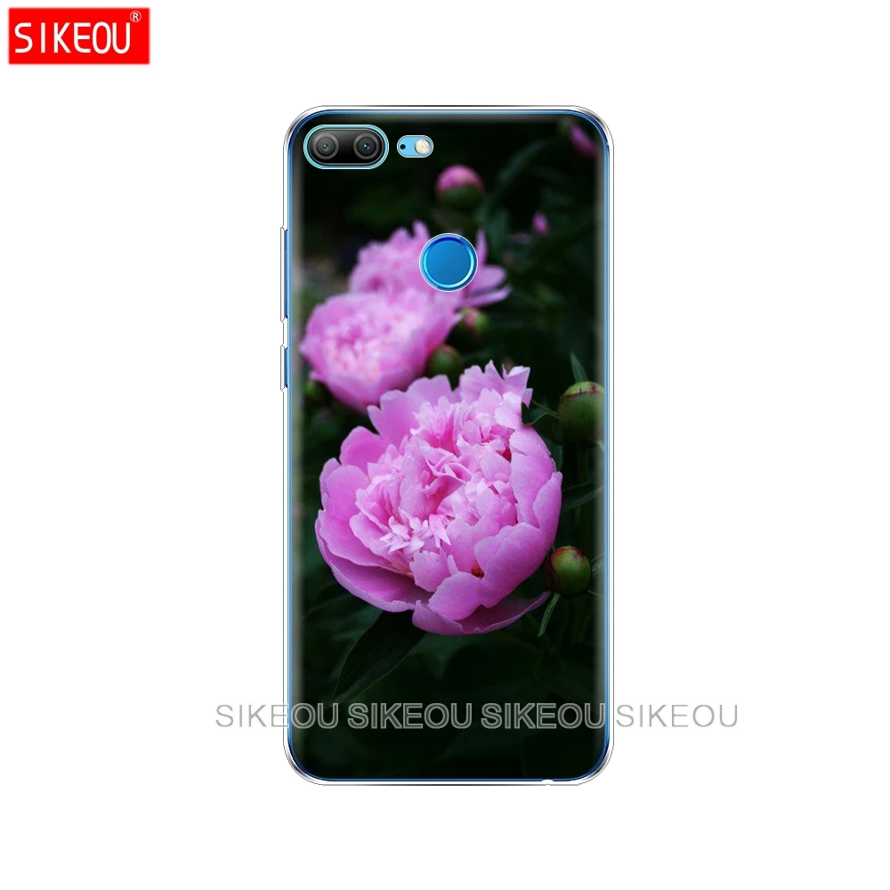 Силиконовый чехол для телефона Huawei Honor 10 V10 3c 4C 5c 5x 4A 6A 6C pro 6X7X6 7 8 9 LITE фиолетовый летний пионы цветок пион - Цвет: 73836