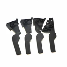 4 Conjunto Preto Liberação de Capuz + Alça de Rolamento Suporte Para VW Beetle Jetta Polo Seat Leon Toledo Golf Bora 1J1 823 533 C 1J1 823 633 A