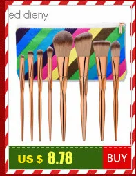 makeup brush set 7pcs/10pcs/12pcs unicorn diamond rainbow face& eye professional make up brush kit tools