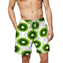 Kiwi Печатный сексуальный купальник мужские купальники мужские пляжные шорты Плавки быстросохнущая велорубашка De Bain купальный костюм 169