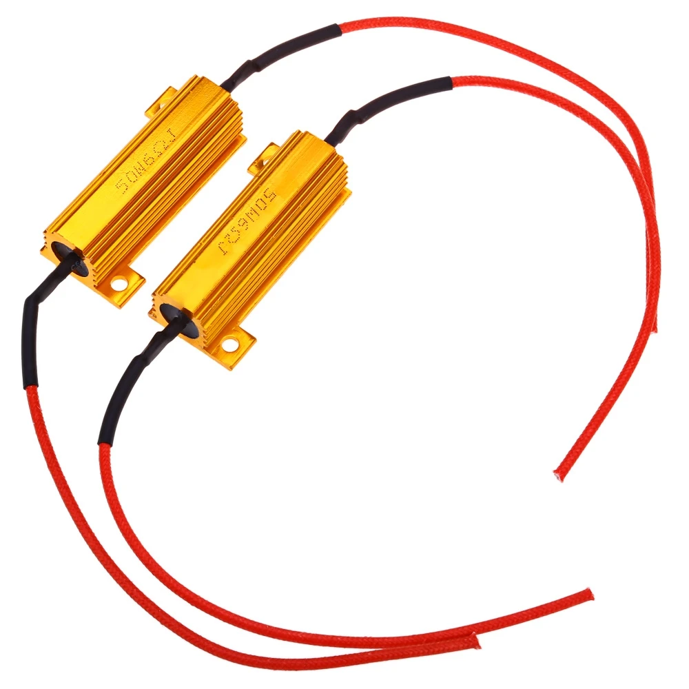 

Free Shipping 2pcs LT25 Auto Car LED Turn Light Signal Decoder Brake Tail Light Resister