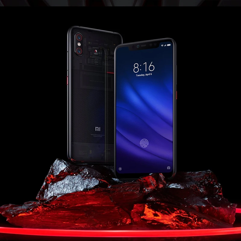 Global Version Xiaomi Mi 8 Pro 8GB 128GB Snapdragon 845 In-screen Fingerprint 20MP Front Camera NFC Transparent Mobile Phone