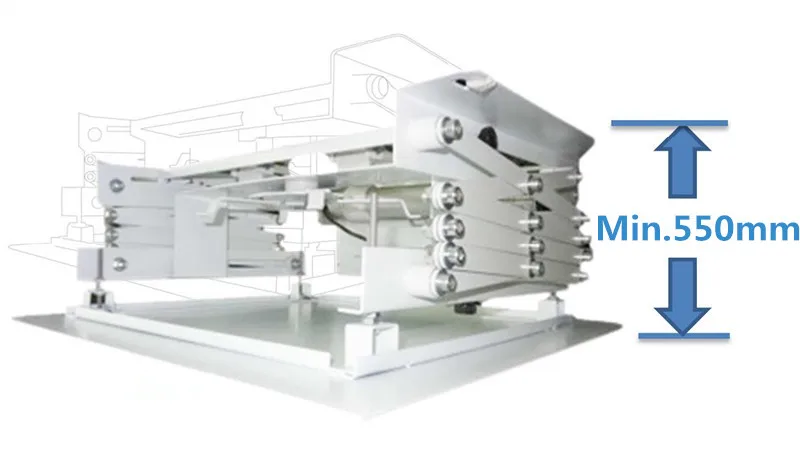 200 см электрический проектор потолочный проектор вешалка умный подъем автоматизированный подставка для проектора лифт с пультом дистанционного управления